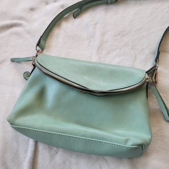 Purse and sandal set Paprika and Street Level mint green beaded fabric - Picture 6 of 12